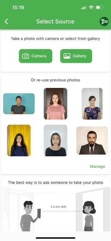 Application 7ID : Créateur de photos de visa pour la Thaïlande